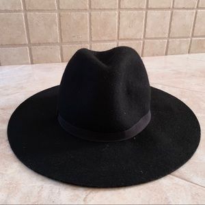 Wide Brim Wool Fedora